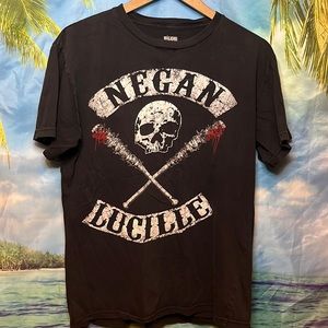 Distressed Negan / Lucille The Walking Dead T-shirt